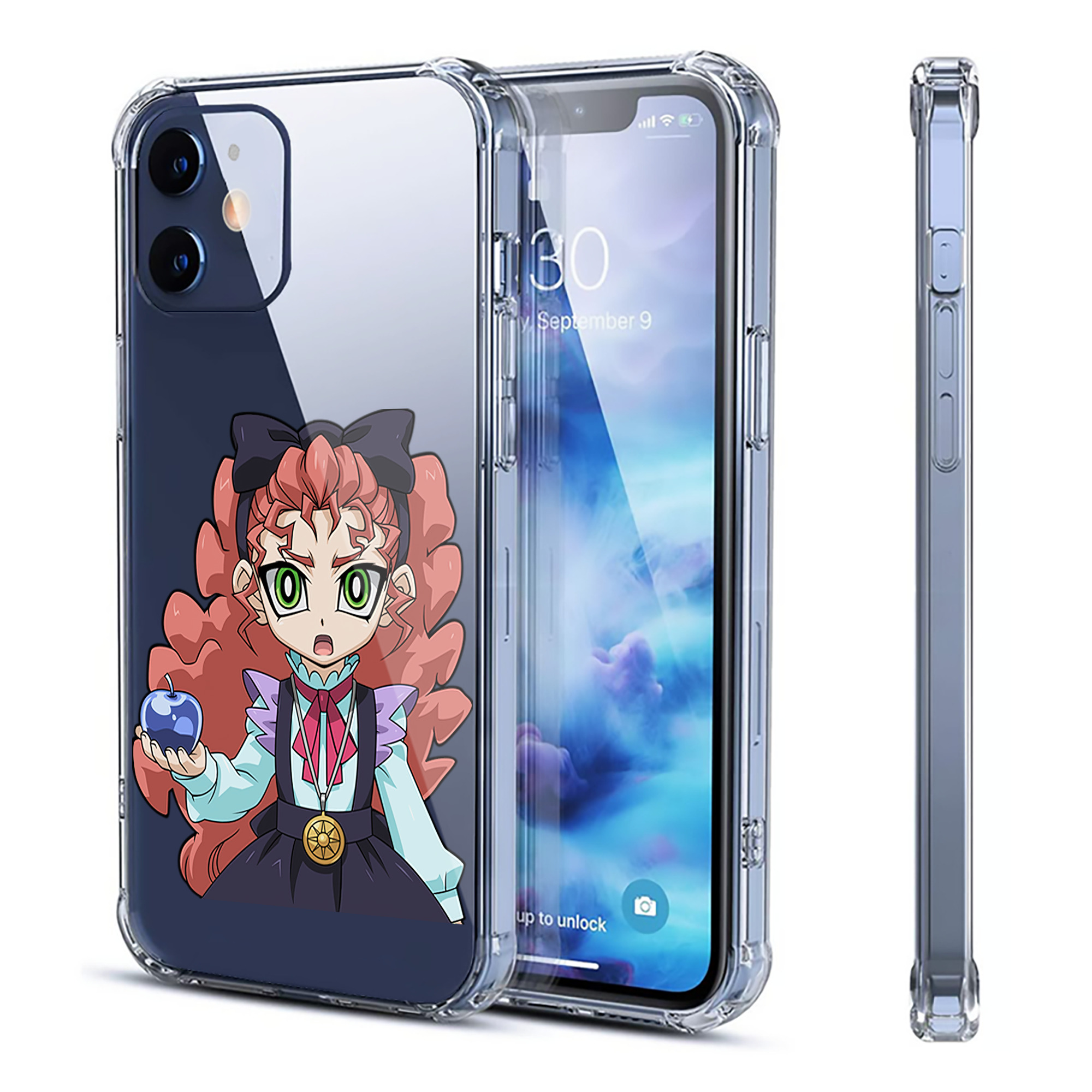 （画像用） 遊☆戯☆王 Yu-Gi-Oh! 【iPhone 12シリーズ対応】透明スマホケース（クリアソフトケース）